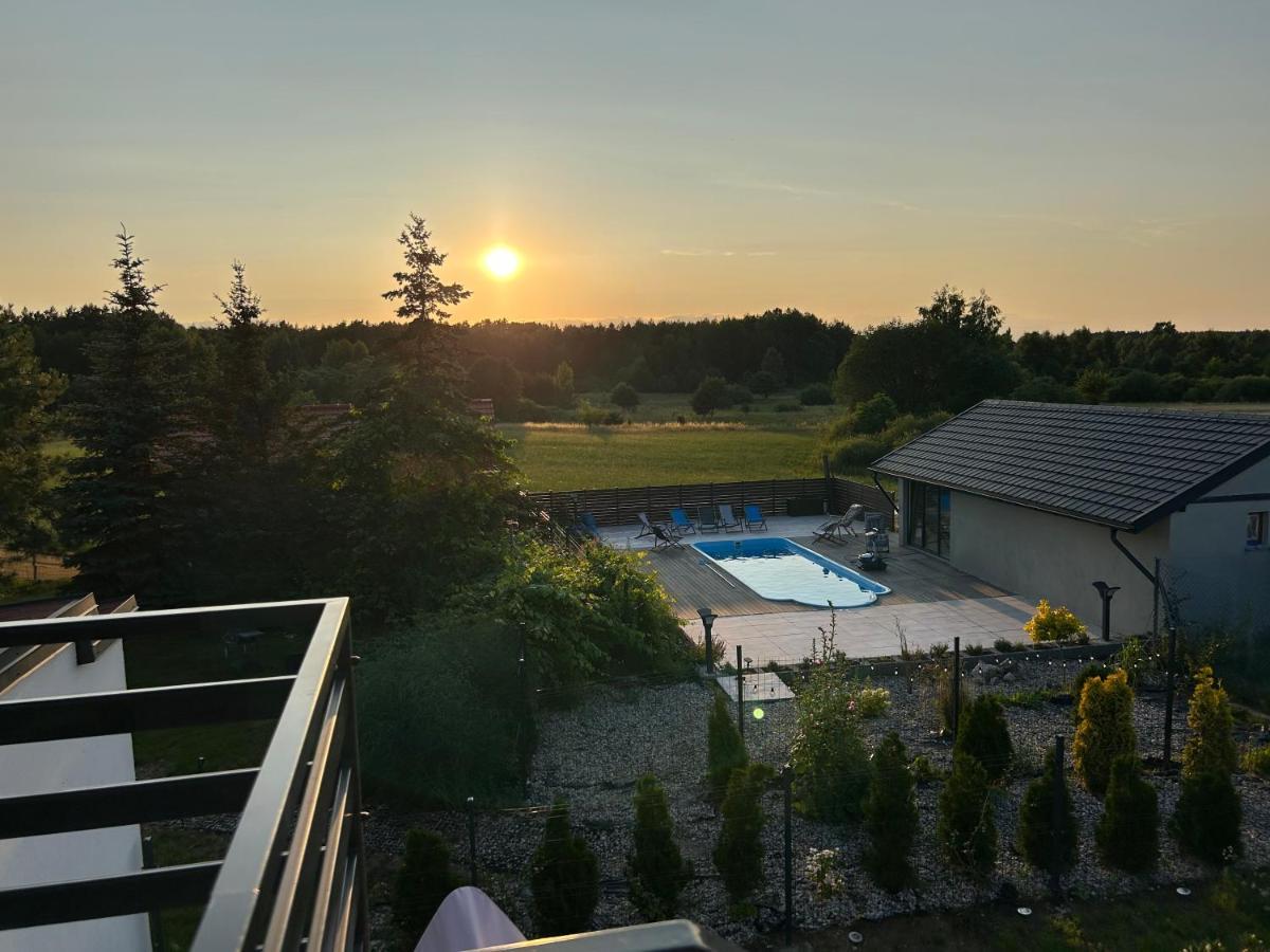 Ferienwohnung Koniec Swiata Stare Sady Mikołajki Exterior foto