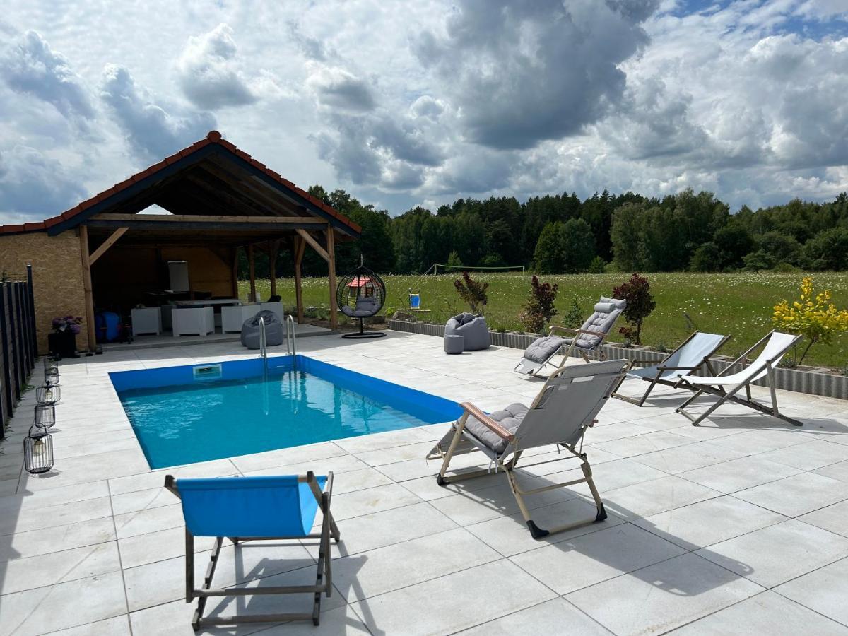 Ferienwohnung Koniec Swiata Stare Sady Mikołajki Exterior foto