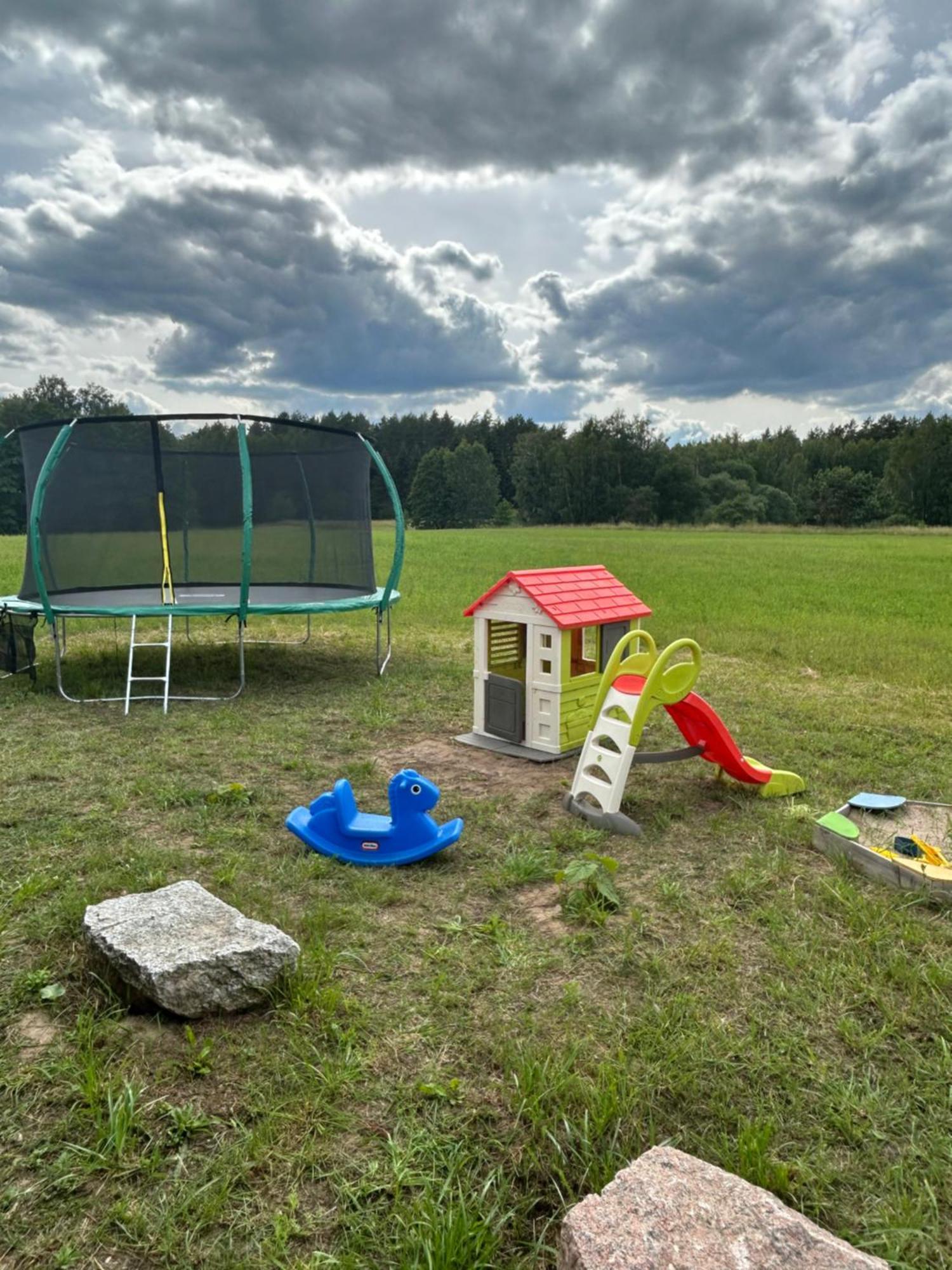 Ferienwohnung Koniec Swiata Stare Sady Mikołajki Exterior foto