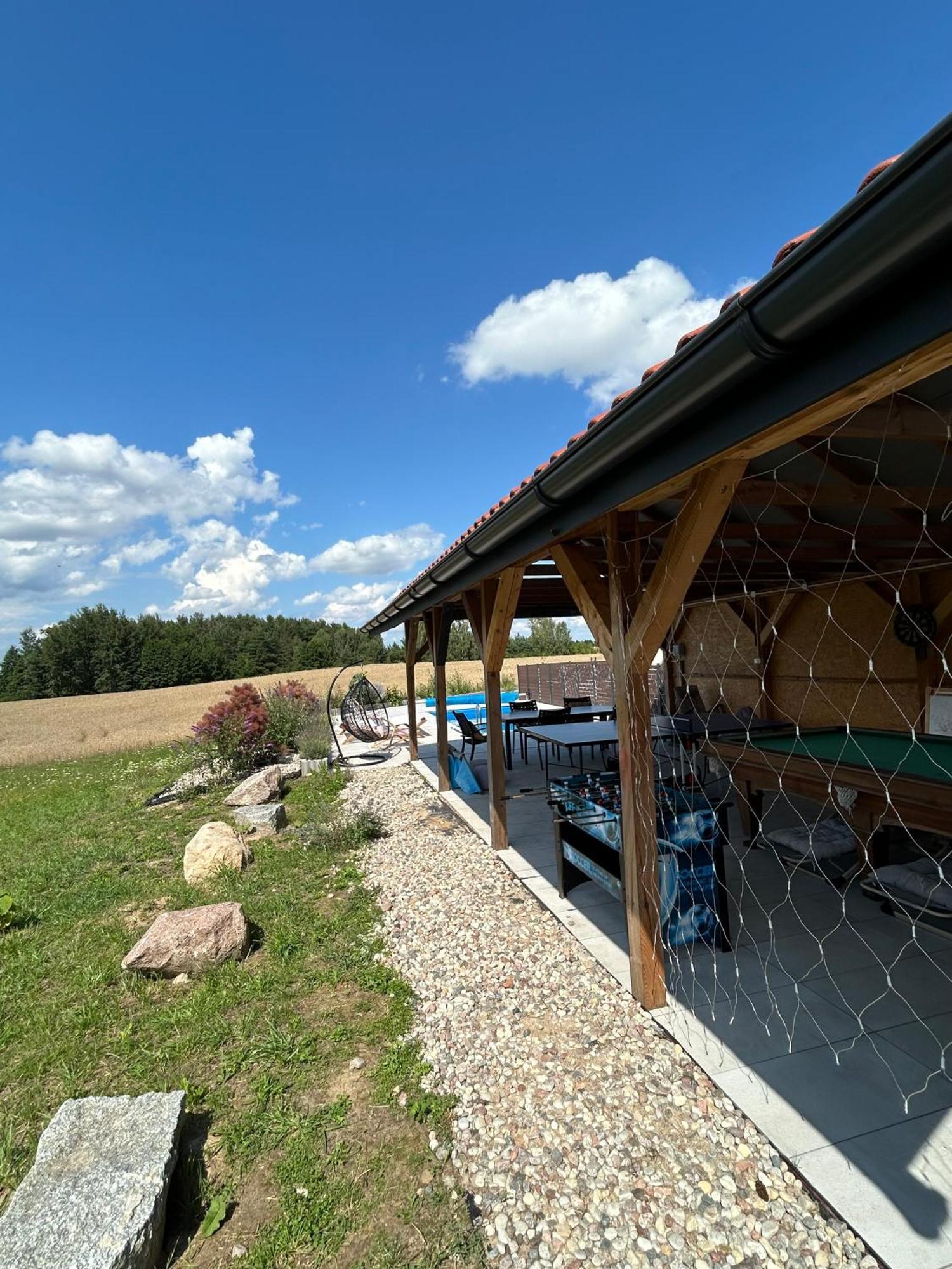Ferienwohnung Koniec Swiata Stare Sady Mikołajki Exterior foto