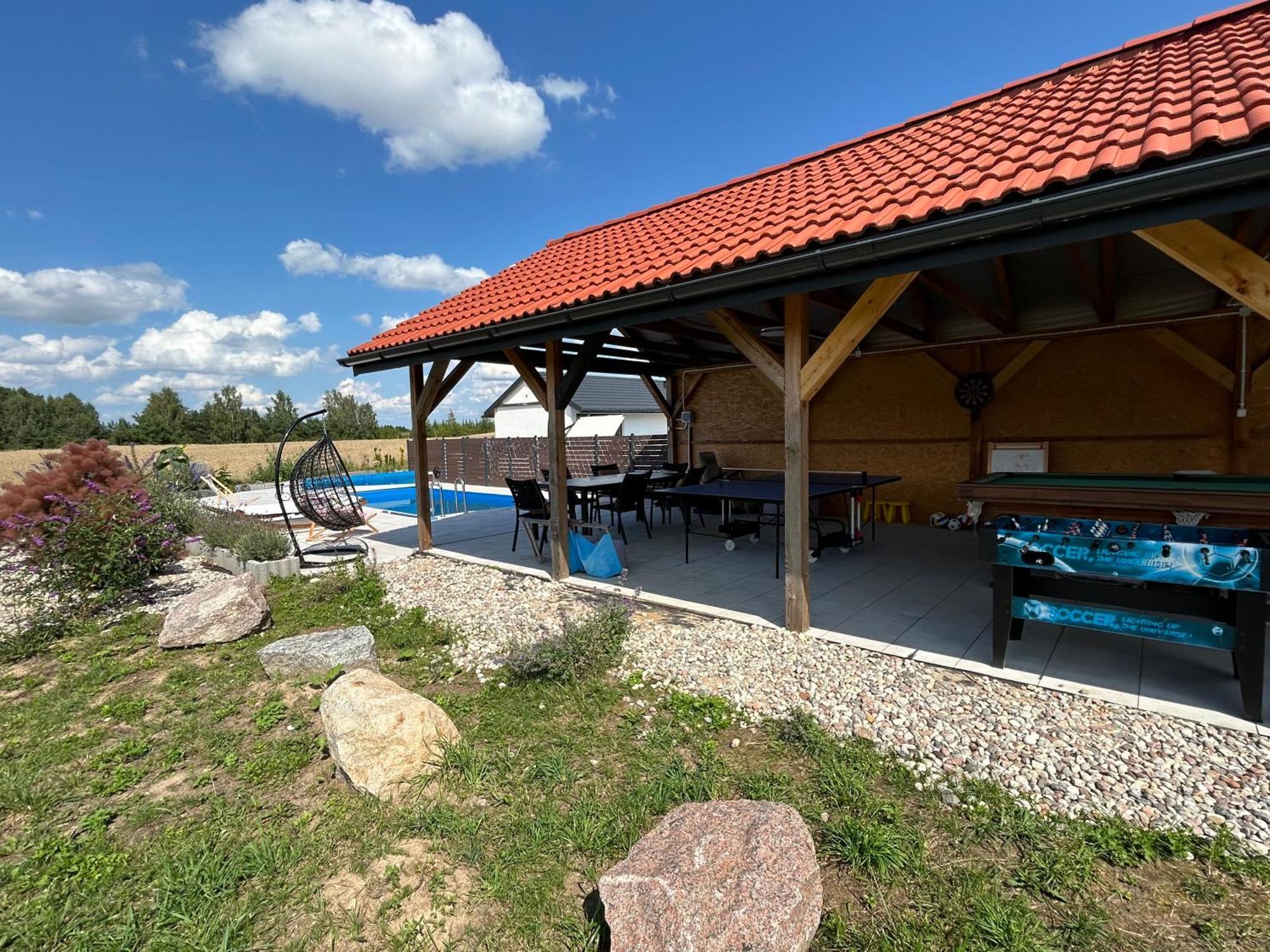 Ferienwohnung Koniec Swiata Stare Sady Mikołajki Exterior foto