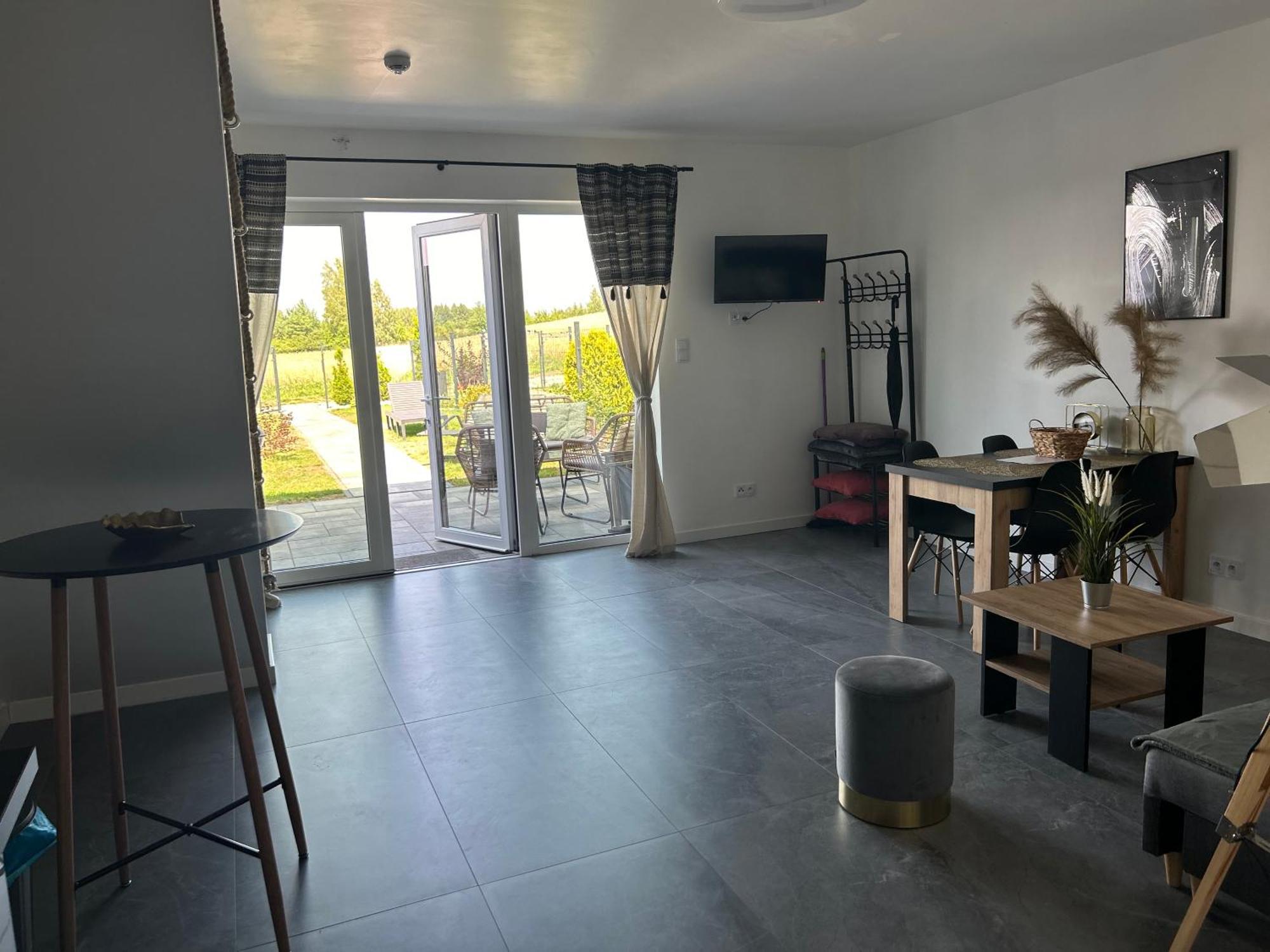 Ferienwohnung Koniec Swiata Stare Sady Mikołajki Exterior foto